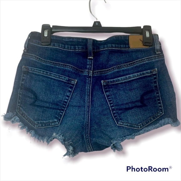 American Eagle Hi-Rise Festival Cutoff Jean Shorts - Size 2 - Picture 3 of 14